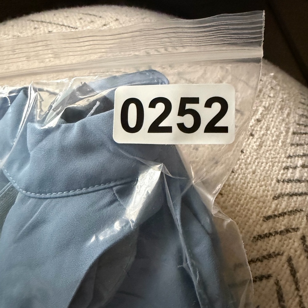 Lulus Groove Thing Mini Swing Dress S Slate Blue - Picture 9 of 10